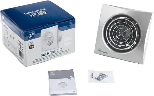 Вентилятор вытяжной Soler &amp; Palau SILENT-200 CRZ SILVER
