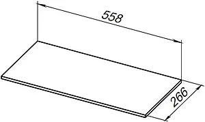 Полка для стеллажа Allen Brau Liberty бежевый 1.33010.B, 1