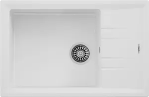 Мойка кухонная Teka Stone 60 S-TG 1B 1D белый арктик 115330033 Мойка кухонная Teka Stone 60 S-TG 1B 1D белый арктик 115330033, 1