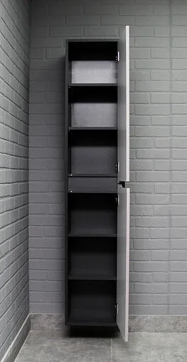 Шкаф-пенал подвесной Домино Karat 35 R cерый тауп DK3214P