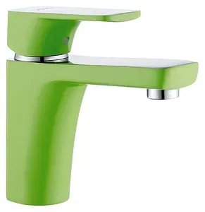 Смеситель для раковины D&K Berlin Humboldt зелёный/хром DA1432112 Смеситель для раковины D&K Berlin Humboldt зелёный/хром DA1432112, 1