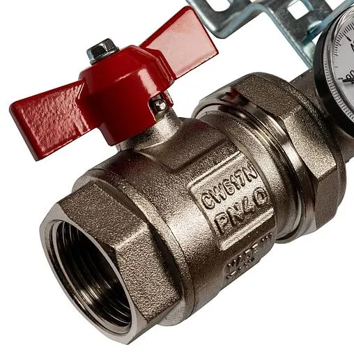 Группа коллекторная без расходомеров 11 отводов 1&quot;в/в x ¾&quot;ек Stout SMS 0912 000011