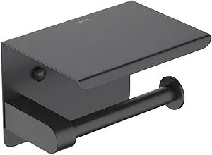 Держатель туалетной бумаги Aquatek Европа чёрный матовый AQ4939MB, 1