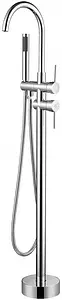 Смеситель для ванны напольный Swedbe Spira хром 4004 Смеситель для ванны напольный Swedbe Spira хром 4004, 1