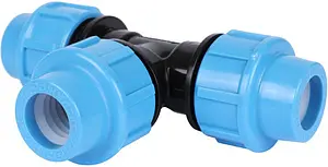 Тройник компрессионный соединительный 20мм x 20мм x 20мм Джилекс 9320 Тройник компрессионный соединительный 20мм x 20мм x 20мм Джилекс 9320, 1