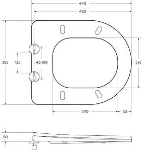 Унитаз-компакт безободковый BelBagno Steam белый BB130CPR/SC+BB130T, 3