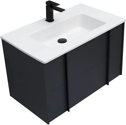 Тумба-умывальник подвесной Allen Brau Reality 80 антрацит 1.32005.AM+