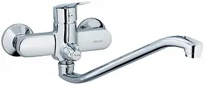 Смеситель для ванны с длинным изливом Swedbe Ares хром 1955 Смеситель для ванны с длинным изливом Swedbe Ares хром 1955, 3