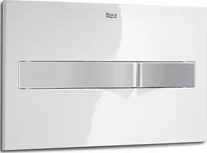 Клавиша смыва для унитаза Roca PL-2 890096005 кнопки/хром матовый, панель/белый глянцевый Клавиша смыва для унитаза Roca PL-2 890096005 кнопки/хром матовый, панель/белый глянцевый, 1
