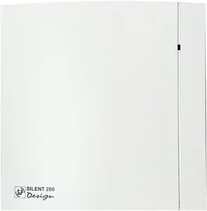 Вентилятор вытяжной Soler & Palau SILENT-200 CZ MATT WHITE DESIGN 4C, 1