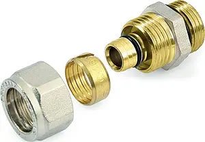 Муфта компрессионная переходная 16мм x ½&quot;н General Fittings 530001N041620A, 1