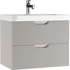 Тумба-умывальник подвесной Домино Dune 70 серый тауп DD2502T+4627173210171, 1