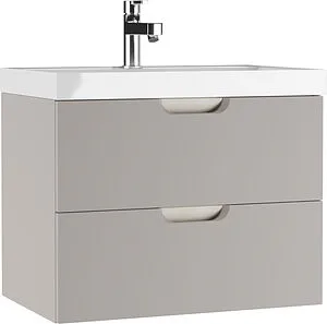 Тумба-умывальник подвесная Домино Dune 70 серый тауп DD2502T+4627173210171, 1