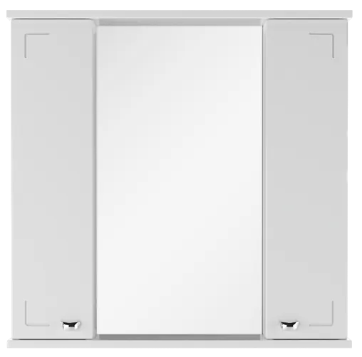 Шкаф-зеркало Айсберг Милана 70 белый DA1127HZ