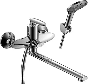 Смеситель для ванны с длинным изливом Rossinka хром RS30-32, 1