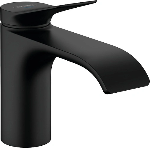 Кран для раковины Hansgrohe Vivenis 80 чёрный матовый 75013670