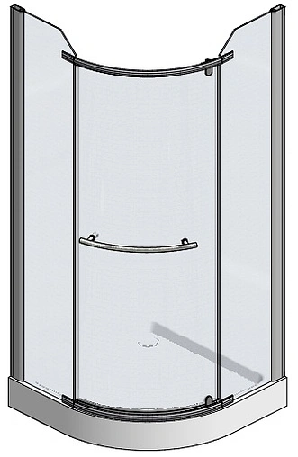 Душевое ограждение 900x900мм тонированное стекло Roltechnik Denver DENVER/800 N0269