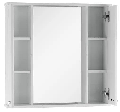 Шкаф-зеркало Айсберг Милана 70 белый DA1127HZ