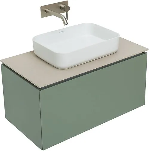 Тумба под умывальник подвесная Allen Brau Infinity 85 олива 1.21002.CGM