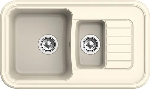 Мойка кухонная Ewigstein Antik A-60KF крем