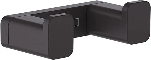 Крючок двойной Hansgrohe AddStoris чёрный матовый 41755670