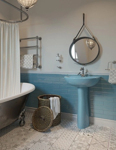 Раковина Santeri Виктория 56 голубой 1.3111.6.S06.11B.0