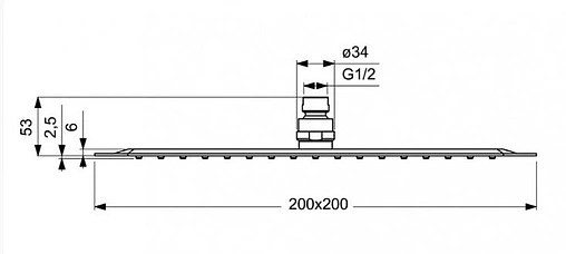 Комплект для душа 6 в 1 Ideal Standard Esla хром BD002XC