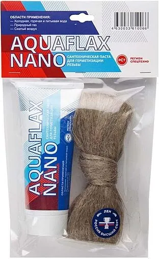 Moнтaжный кoмплeкт паста 270г + лен 40г Aquaflax nano 61006