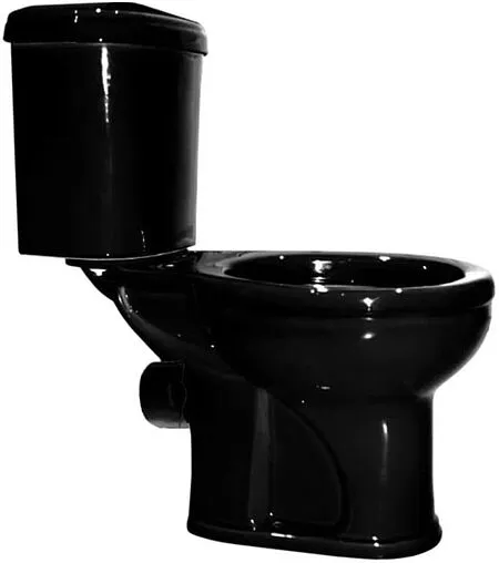 Унитаз-компакт Оскольская керамика Дора-Антивсплеск стандарт черный 47374110402