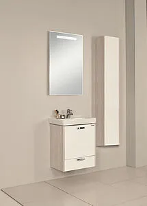 Шкаф-пенал подвесной Aquaton Йорк 30 белый/ясень фабрик 1A171203YOAV0 Шкаф-пенал подвесной Aquaton Йорк 30 белый/ясень фабрик 1A171203YOAV0, 3