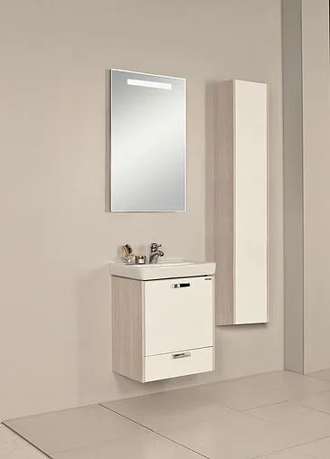 Шкаф-пенал подвесной Aquaton Йорк 30 белый/ясень фабрик 1A171203YOAV0