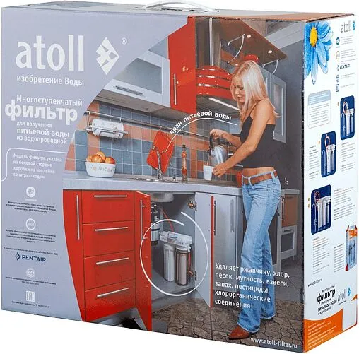 Фильтр под мойку для железистой воды Atoll D-31i STD ATEFDF035