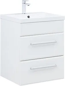 Тумба-умывальник Aquanet Лукка 60 белый 00302396+00281220, 1