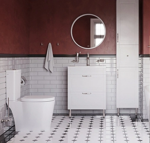 Тумба-умывальник напольная IDDIS Oxford 60 белый OXF60W0i95K