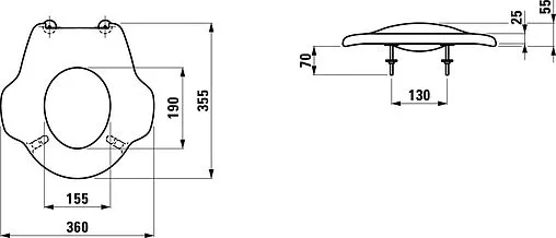 Сиденье для унитаза Laufen Florakids белый 8.9103.2.300.000.1