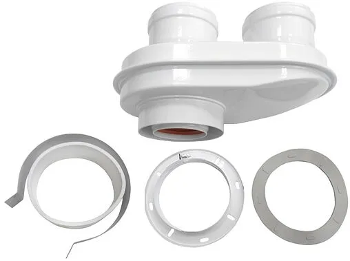 Адаптер разделительный Ø 60/100 x 80/80мм (алюм.) Baxi MT71413621