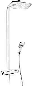 Душевая система с термостатом для душа Hansgrohe Raindance Select E 360 1jet хром/белый 27112400 Душевая система с термостатом для душа Hansgrohe Raindance Select E 360 1jet хром/белый 27112400, 1