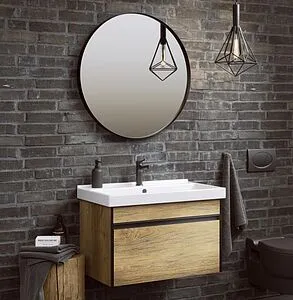 Тумба под умывальник подвесная Aqwella Urban 80 дуб балтийский URB0108DB Тумба под умывальник подвесная Aqwella Urban 80 дуб балтийский URB0108DB, 4