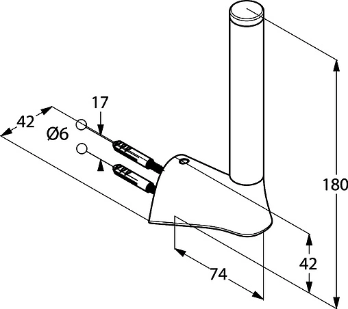 Держатель для запасных рулонов Kludi Ambienta хром 5397205