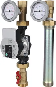 Насосный модуль с прямым контуром 1&quot;в х 1½&quot;н Meibes V-UK M66813.36WI с насосом Wilo PARA SC 25-7.0, 1