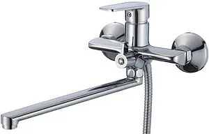 Смеситель для ванны с длинным изливом Osgard Platt хром 86223 Смеситель для ванны с длинным изливом Osgard Platt хром 86223, 1