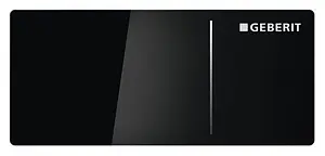 Клавиша смыва для унитаза Geberit Sigma 70 115.630.SJ.1 стекло/черный, 1