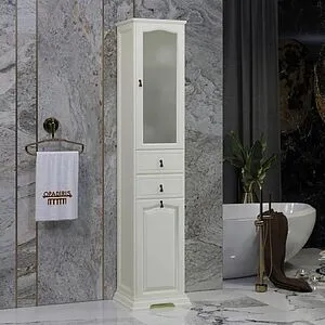 Шкаф-пенал напольный Opadiris Риспекто 40 R слоновая кость 00-00005837, 3