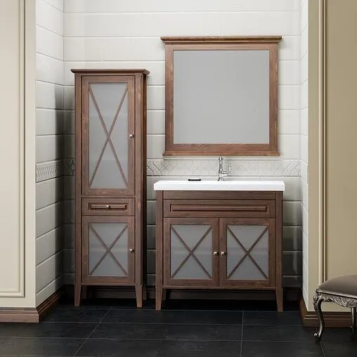 Тумба-умывальник напольная Opadiris Палермо 80 светлый орех 00-00002354+031200-u