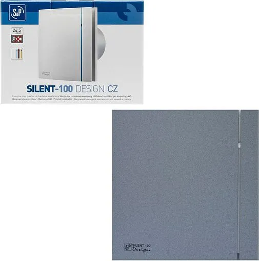 Вентилятор вытяжной Soler &amp; Palau SILENT-100 CZ STONE GREY DESIGN 4C
