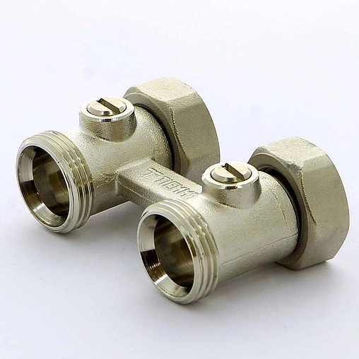 Узел нижнего подключения радиатора прямой ¾"ек x ¾"ек Tiemme 3390001 Узел нижнего подключения радиатора прямой ¾"ек x ¾"ек Tiemme 3390001