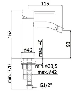 Смеситель для биде Paffoni Light медовое золото LIG131HG Смеситель для биде Paffoni Light медовое золото LIG131HG, 2