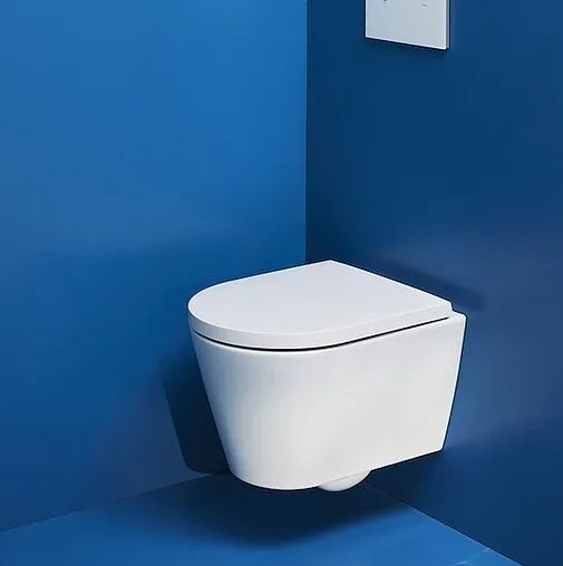 Унитаз подвесной безободковый Laufen Kartell Rimless белый 8.2033.3.000.000.1