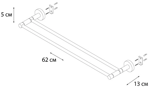 Полотенцедержатель Fixsen Modern сатин FX-51502