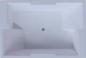 Ванна акриловая Aquatek Дорадо 190х130 с фронтальной панелью с каркасом (вклеенный) DOR190-0000002, 1